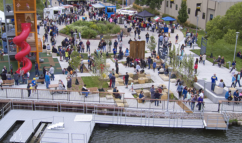 Milwaukee Harbor View Plaza - Landscape Architecture - Ayres