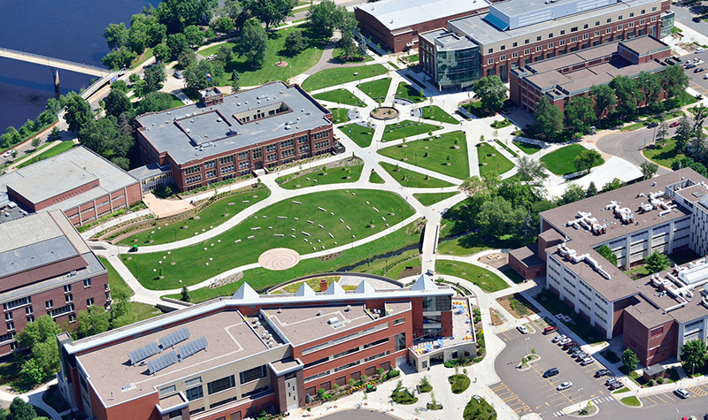Eau Claire Wi Gis Uw-Eau Claire Central Campus - Civil + Municipal Engineering - Ayres