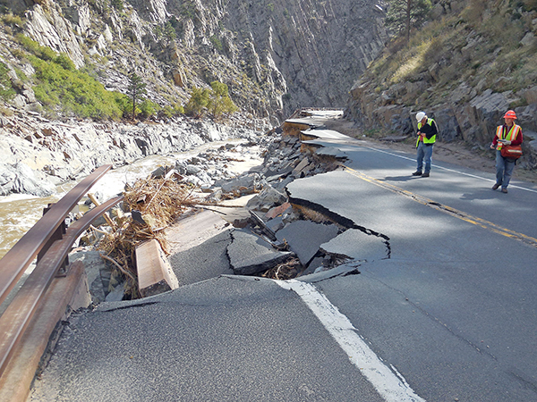 UW 34 damaged by flooding