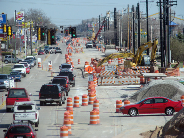 Oneida Street construction