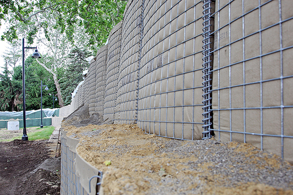 University of Iowa flood walls