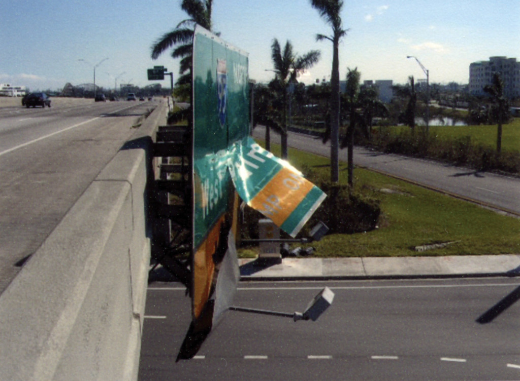 Hurricane damage