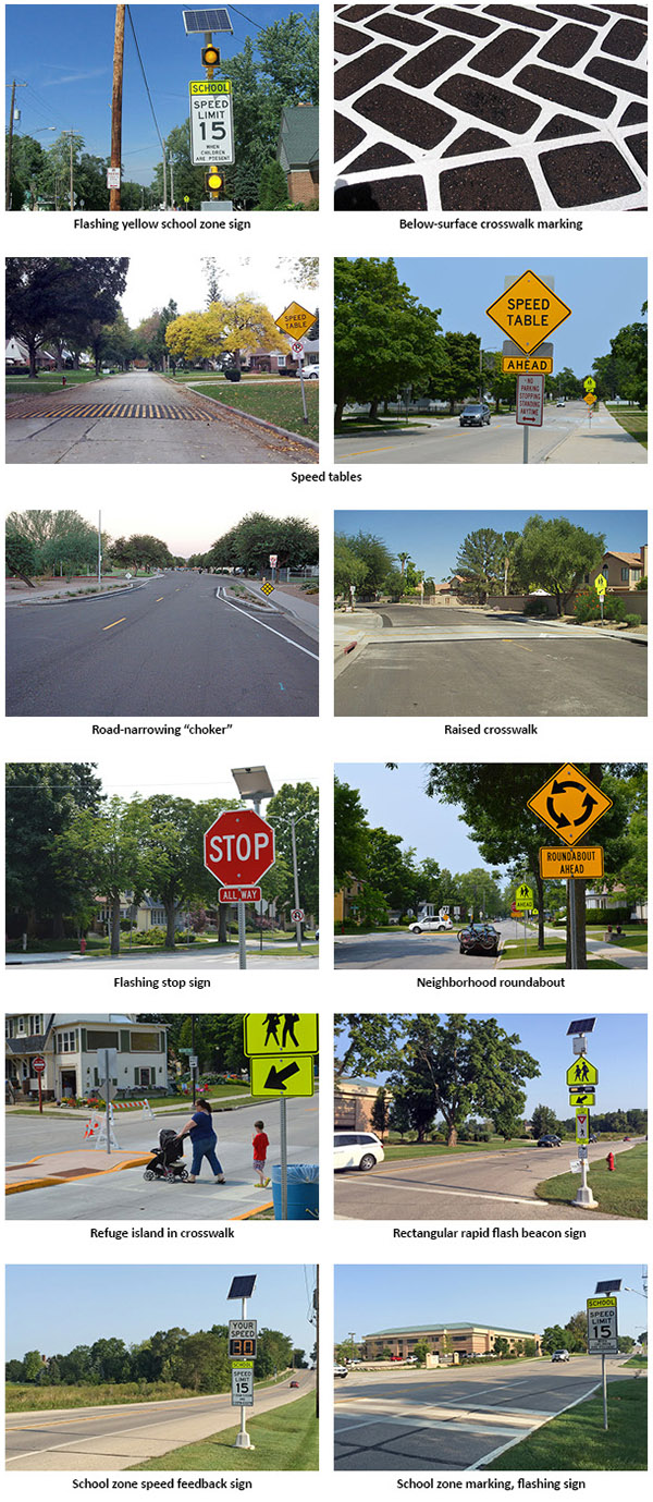 Traffic calming images