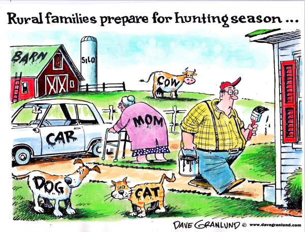 Hunting season cartoon