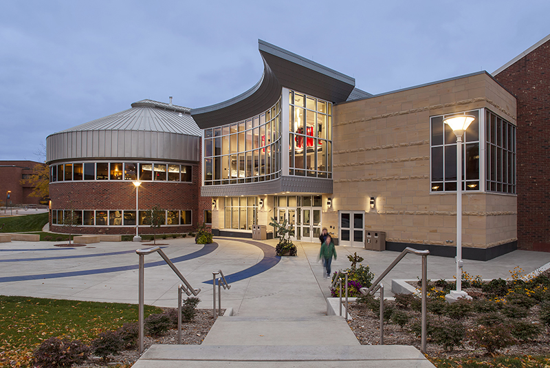 UW-Stout Memorial Student Center entry-WEB