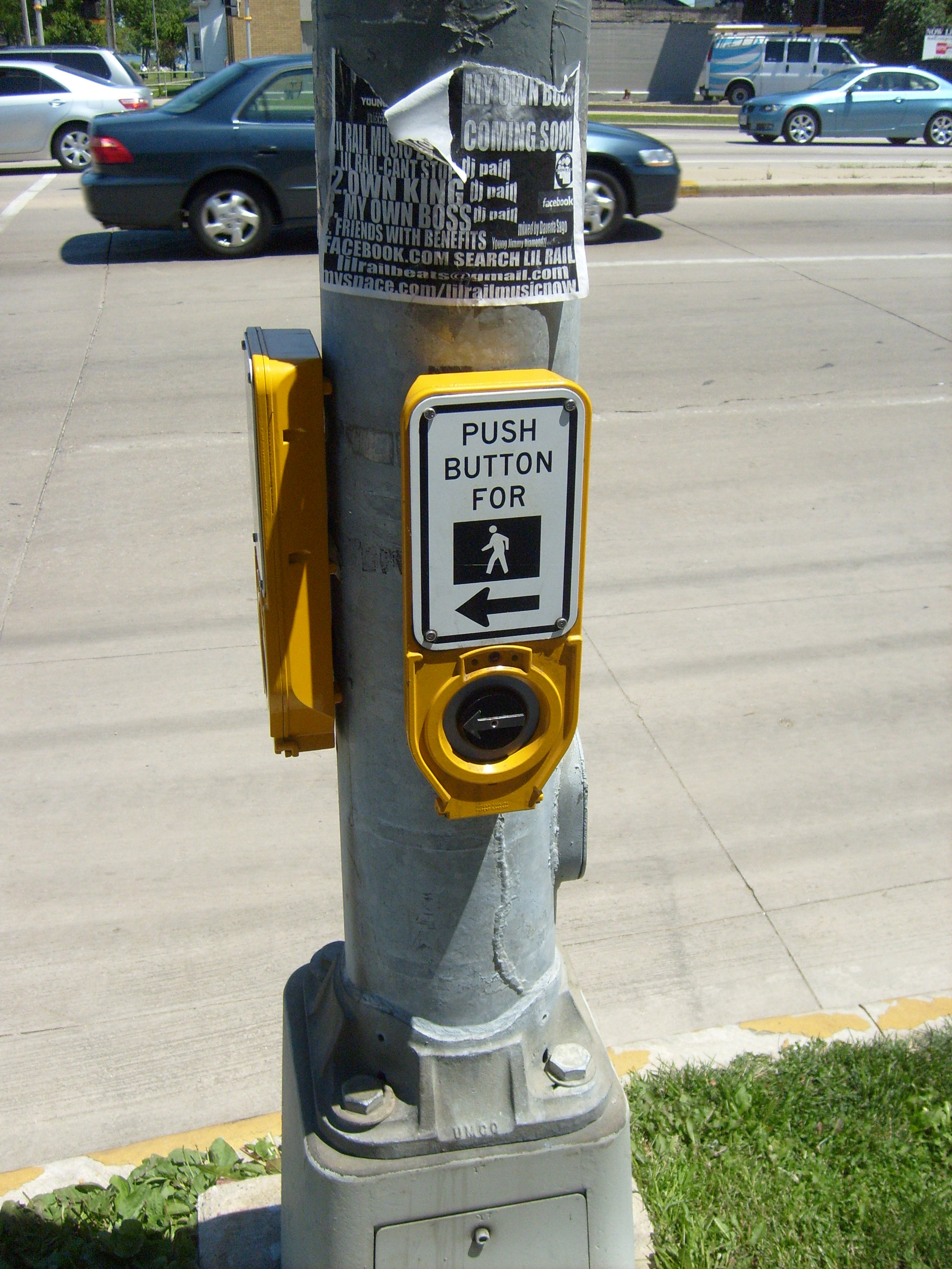 Pedestrian crosswalk button 2 Ayres Associates
