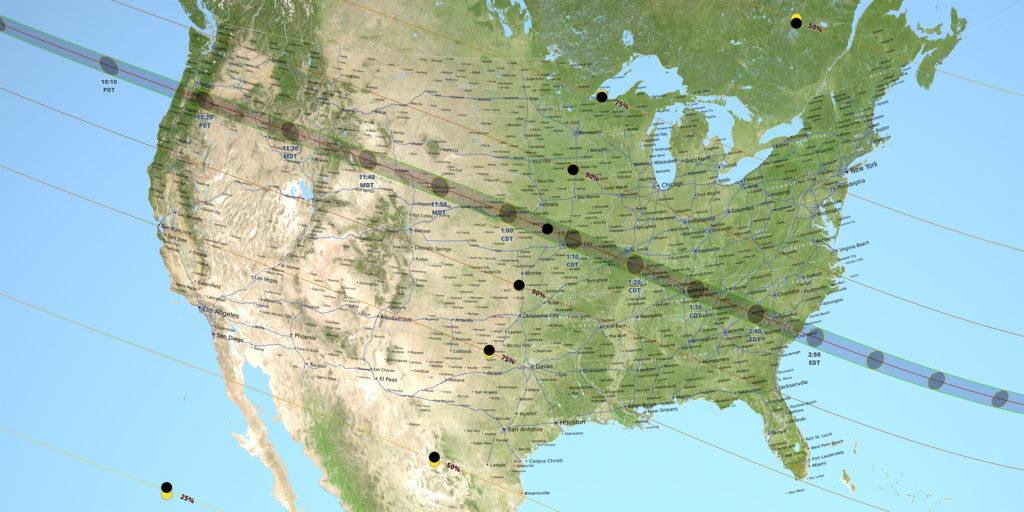 Traffic congestion and solar eclipse