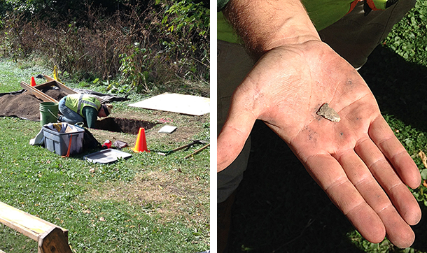 Archaeological site artifacts