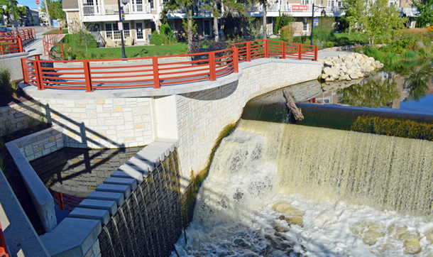 Grafton Bridge Street Dam, Grafton, WI