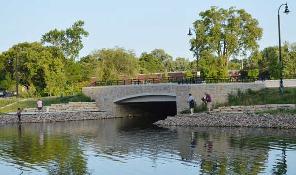 Grand Avenue Half Moon Lake Bridge, Eau Claire, WI