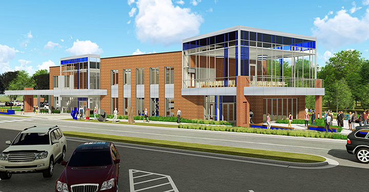 UW-Eau Claire Welcome Center Rendering