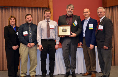 Award recipients for the Wisconsin Department of Transportation Excellence Award.