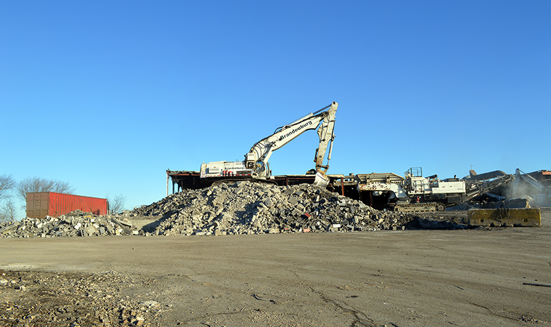 Demolition of Brillion Iron Works Facility, in Brillion, WI