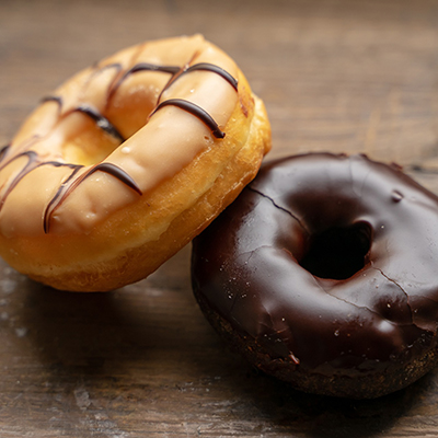 Donuts on table