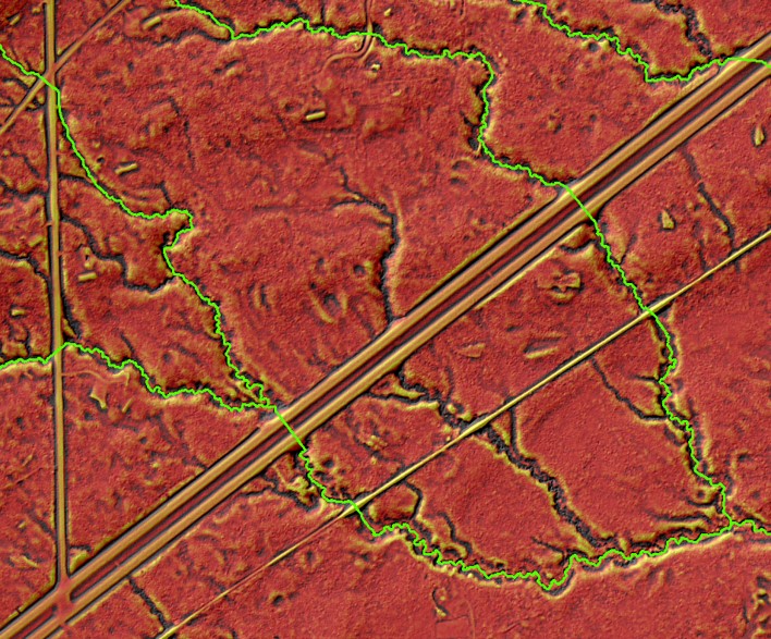 Example of DEM lidar enhanced stream inventory