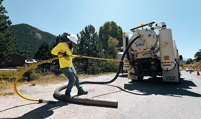 Estes Park SUE Services Project Featuring SUE Truck