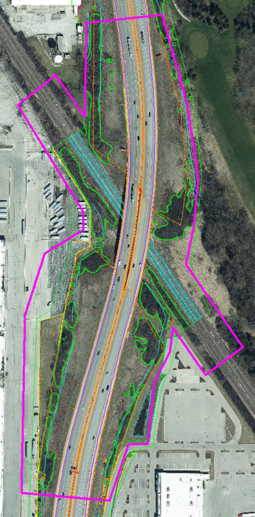 Close up of UAS Limits vs SEWRPC