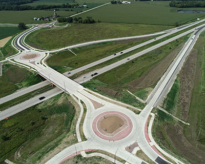 STH 29/CTH “VV” Interchange In Brown County, WI.