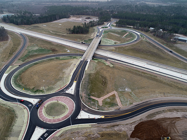 USH 53/USH 63 Interchange Project at Trego